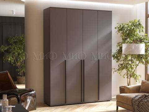 Шкаф четырехстворчатый Норд 1600 графит МГ