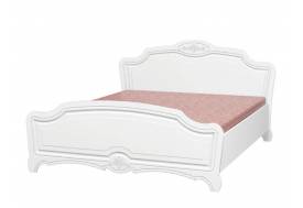 Кровать двойная 1600 Лотос Лак белый