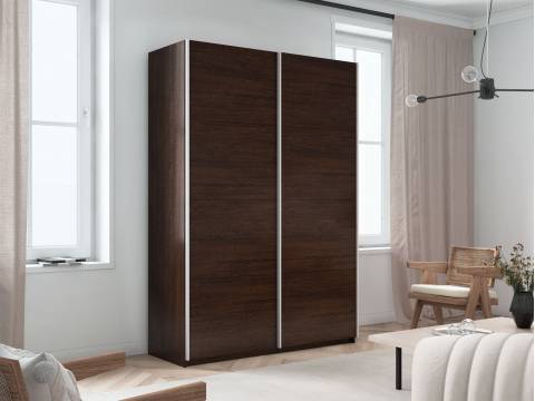 Шкаф-купе Прайм 2-х дверный 1200 два ДСП Венге