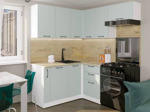 Кухонный гарнитур Лиора мега прайм 1600х1700 мм