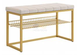 Обувница Классная 2 золото/крем