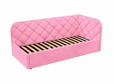 Кровать-софа Комфорт-1 Правая Ромб с ПМ велюр Магия 25