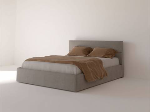 Кровать Бали с подъемным механизмом 160 Серый велюр