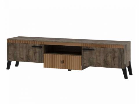 Тумба ТВ №1 с ножками Ольга 3 дуб коми