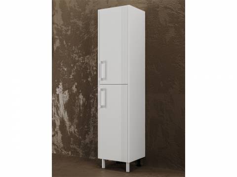 Пенал Альба 35 напольный/подвесной 2 двери правый цвет суфле