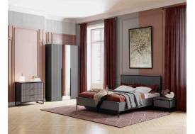 Спальня Нора Металл бруклин/Графит