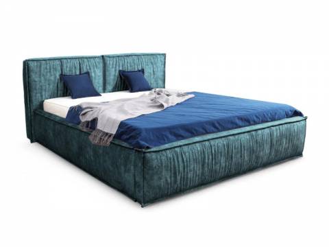 Кровать Чикаго 1400 вариант 3 Аликанте изумруд