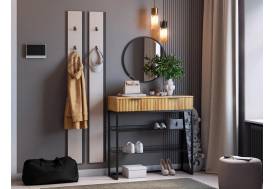 Прихожая Мебельсон К20 кашемир/дуб крафт золотой