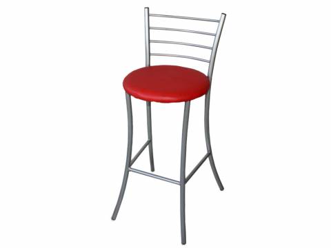 Стул Барный ДХ-2 обивка красный