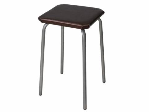 Табурет квадратный ДХ-9 обивка темный перламутр