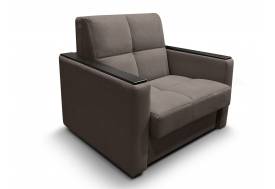 Диван Рэй 700х2000 Клетка с прямыми подлокотниками с МДФ вивальди 8