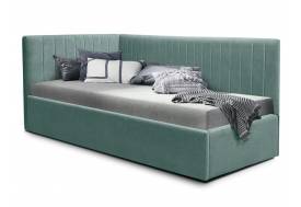 Кровать подростковая правая 900 Фрейм Страйп без подъема вивальди 19