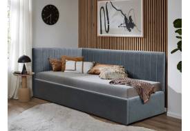 Кровать подростковая правая 900 Фрейм Страйп с подъемом вивальди 34