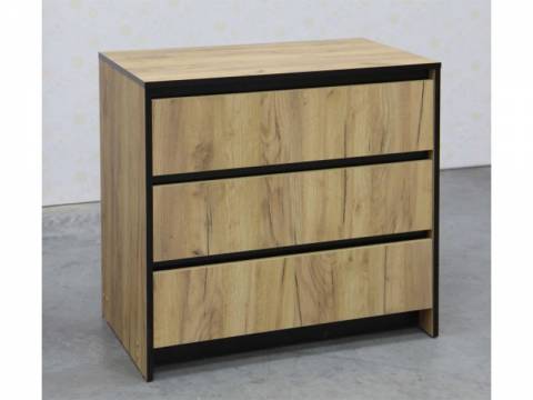 Комод 3 ящика Бостон дуб вотан