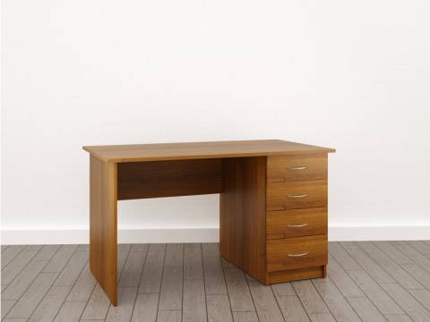 Стол прямой с тумбой 22мм (П-17) Комфорт