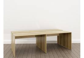 Стол для переговоров (О-4) Eclectic lite одноцветный Дуб рокпайл