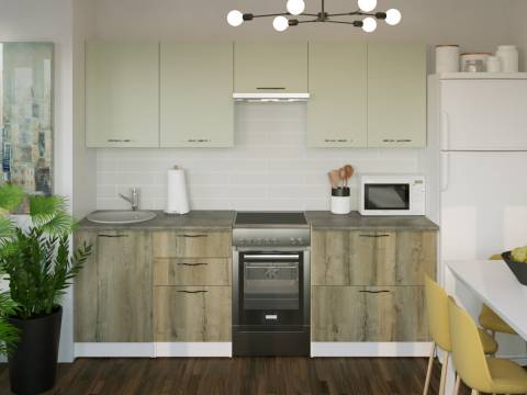 Кухонный гарнитур Анхель мега 2300 мм