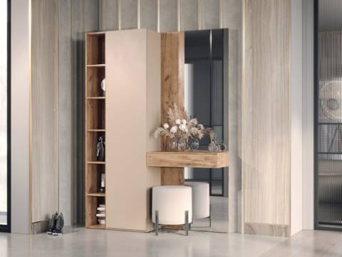 Прихожая Ева дуб вотан-кашемир