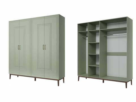 Шкаф ШР-4 Гориция Зелёный самшит