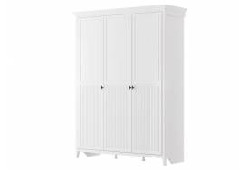 Шкаф распашной ШР-3 Никеа белый
