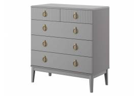 Комод 5 ящиков 890 мм Фарго Антрацит