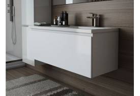 Тумба с раковиной справа Dallas Luxe 1300 навесная 1 длинный ящик