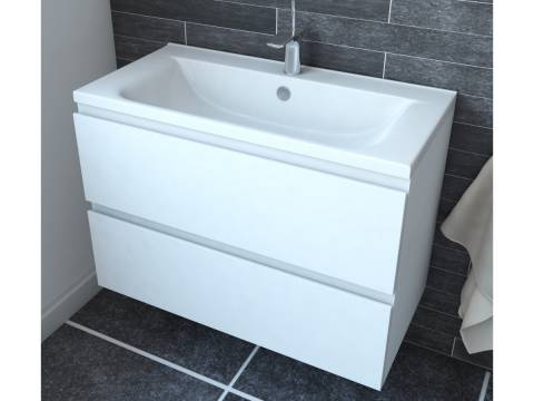 Тумба с раковиной Bali 900 навесная 2 ящика