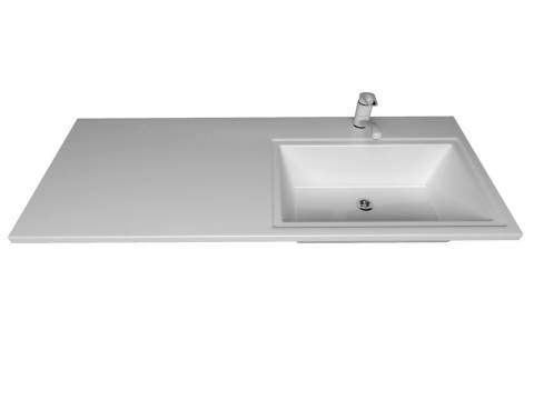 Раковина над стиральной машиной Uperwood Марсал правая белая