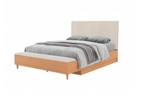 Кровать 1800 с банкеткой Калипсо Латте