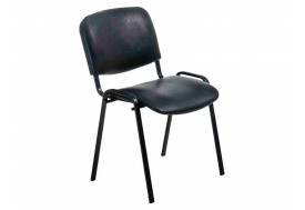 Стул ИЗО Кожзам черный/рама черная