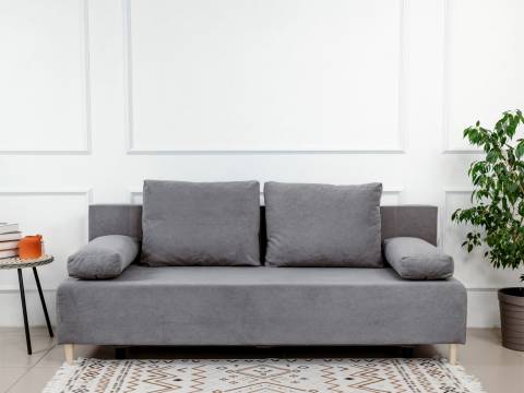 Диван Genry Велюр светло-серый