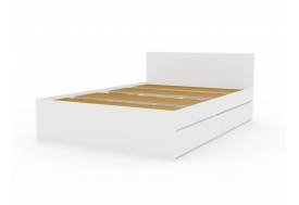 Кровать Монблан с ящиками 140х200 см Белый