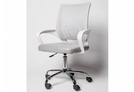 Кресло офисное BN 7166 белый-серый