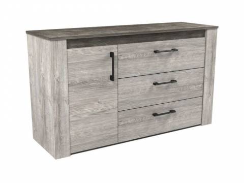 Комод Денвер Риббек серый