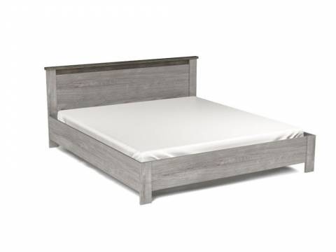 Кровать 1800 Денвер без основания Риббек серый