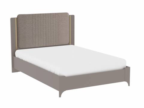 Кровать 1400 Сиде Мокко (рогожка) без основания