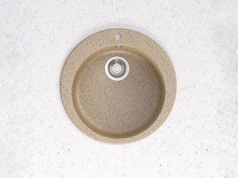 Мойка каменная врезная МК МВ510-Q5 песочный