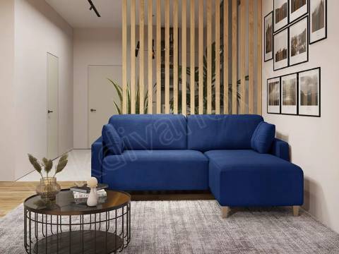 Угловой диван Стокгольм Newtone navy