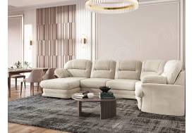 Диван угловой большой П-образный Квин 6 Luma 01