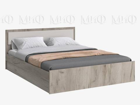 Кровать с подъемным механизмом 1400 Фиеста NEW Кашемир, Крафт серый