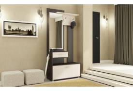 Секция с зеркалом Инфинити венге