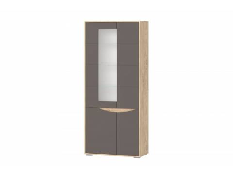 Шкаф для посуды Моне НМ 013.97 Софт графит