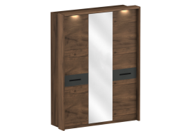 Шкаф трёхдверный с обрамлением Глазго