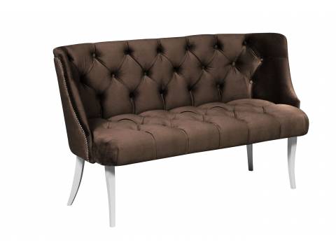 Диван Сорренто коричневый опора белая