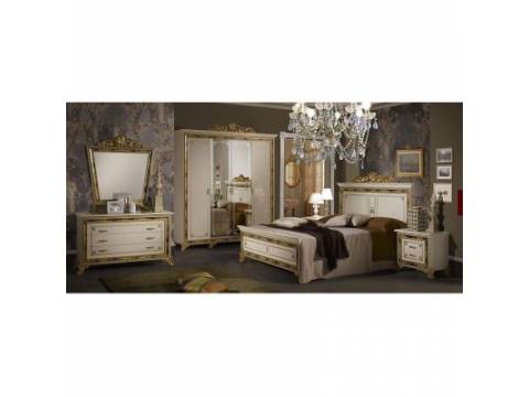 Спальный гарнитур Катя Беж (шкаф 4-х дверный)