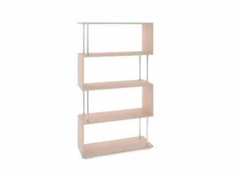 Стеллаж Зигзаг 2 Ясень шимо светлый