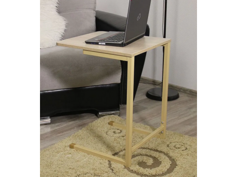 Приставной столик Стеллс-2 дуб сонома - крем